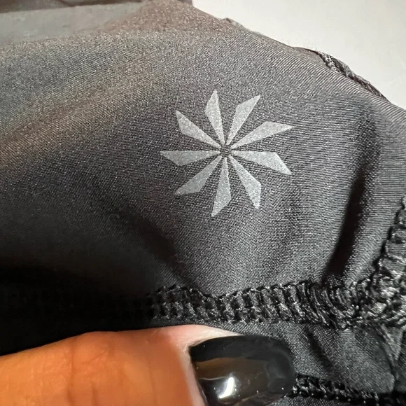 Athleta running exercise shorts w/ pockets - Picture 3 of 4